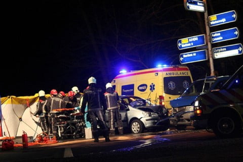 Ongeval Winterswijk| foto ingezonden door: Pieter ten Pas/112winterswijk.nl