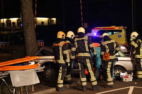 Ongeval Nunspeet|Foto Johan Siebeling / brandweernunspeet.nl 