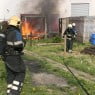 Tuinhuis in brand | Foto: Errol Endeveld