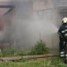 Tuinhuis in brand | Foto: Errol Endeveld