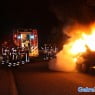 Autobrand | Foto: Johan Siebeling brandweernunspeet.nl