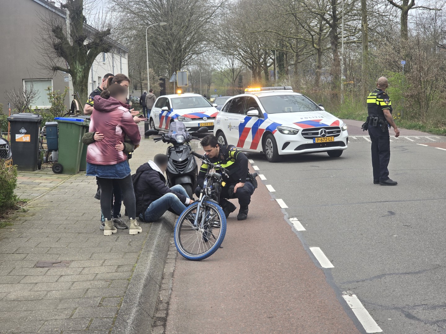 Kind aangereden door scooterrijder in Wageningen