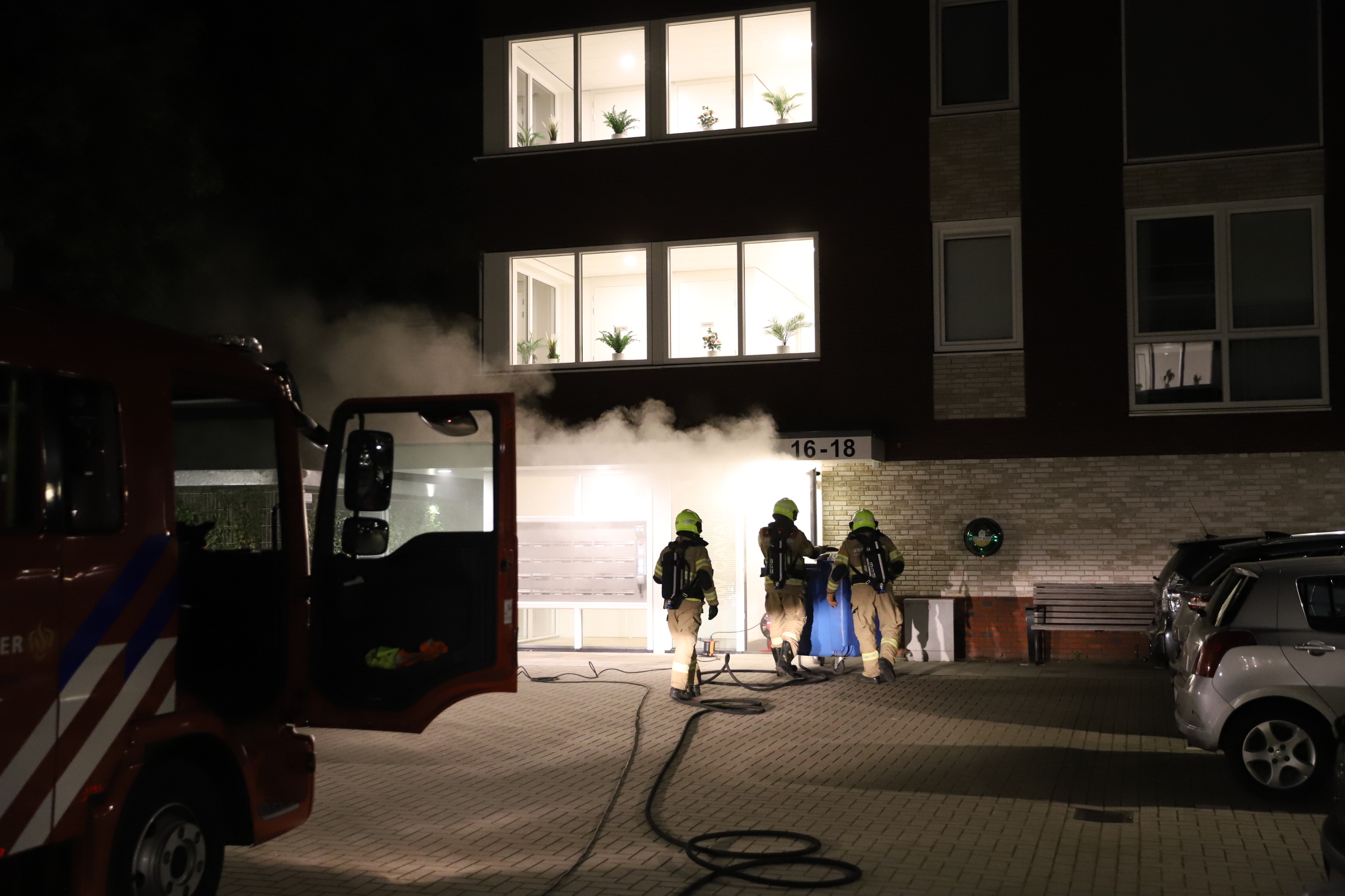 Evacuatie door brand in verpleeghuis