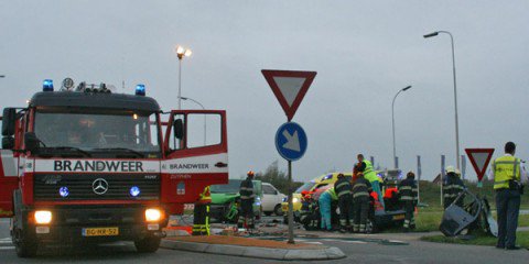 Zutphen: Ongeval Den Elterweg 1. Foto Errol Endeveld