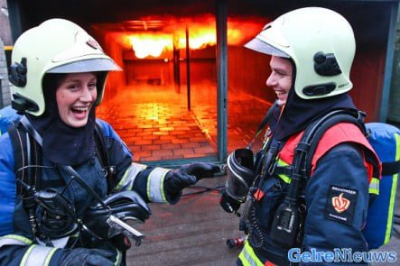 Eva Bartels en Martijn Huiskamp bij de opnames van Eva is ... foto Nicolaas Kerkmeijer/Fotobureau Kerkmeijer