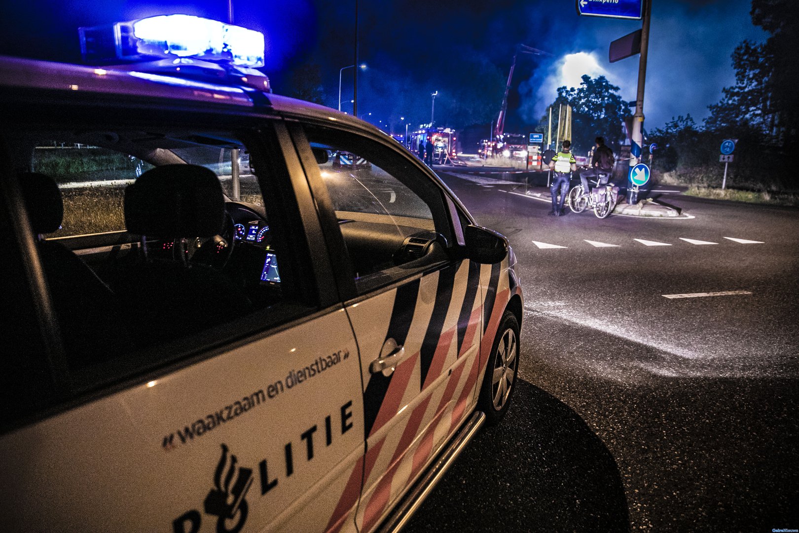 Wilde achtervolging eindigde in Wehl nadat auto over de kop sloeg