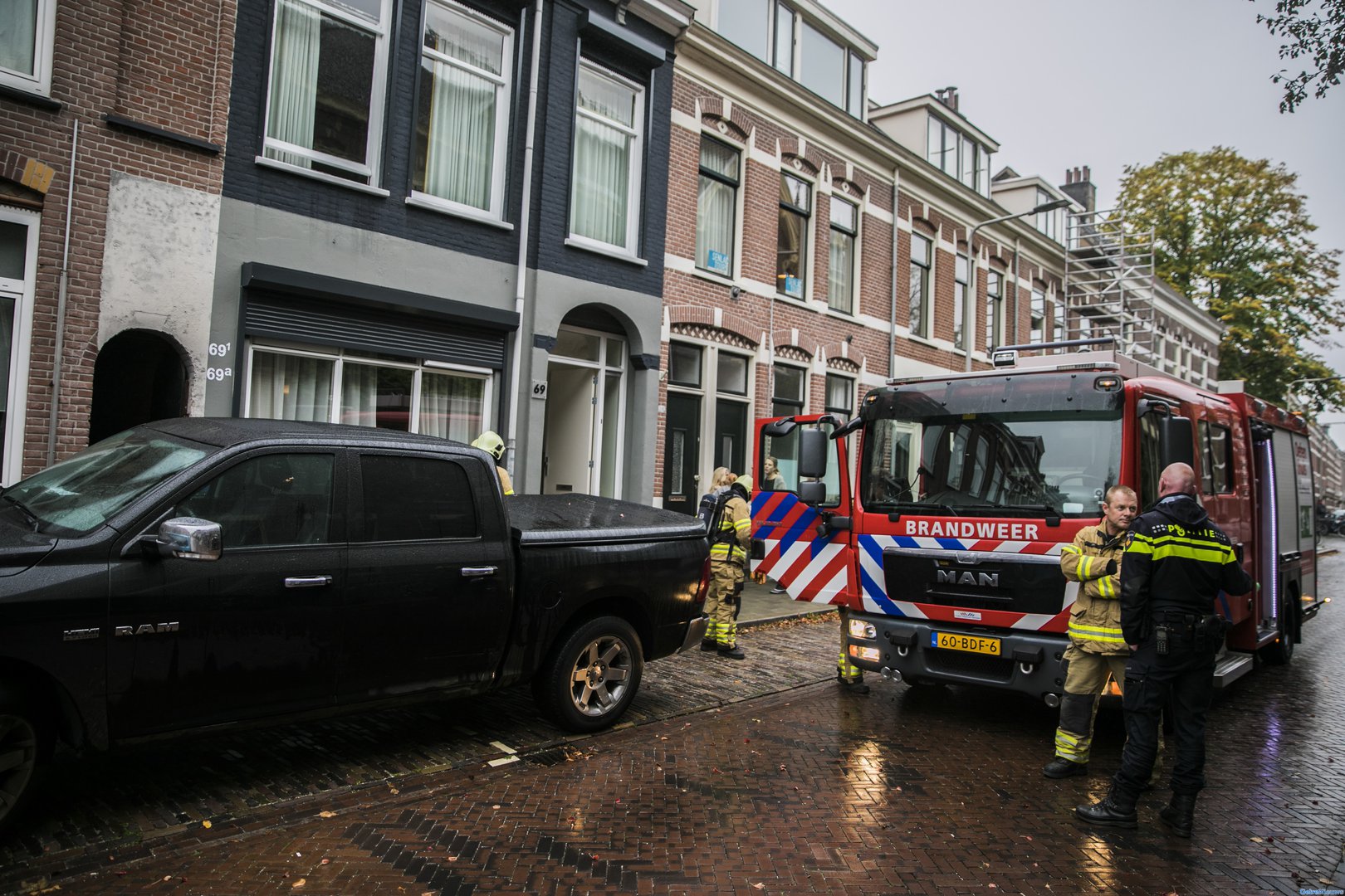 Pelletkachel zet woning vol rook in Arnhem