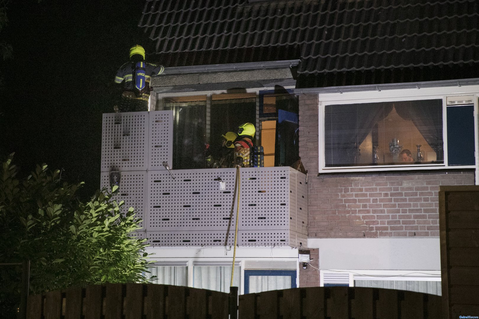 Brand op balkon van appartement in Nijmegen
