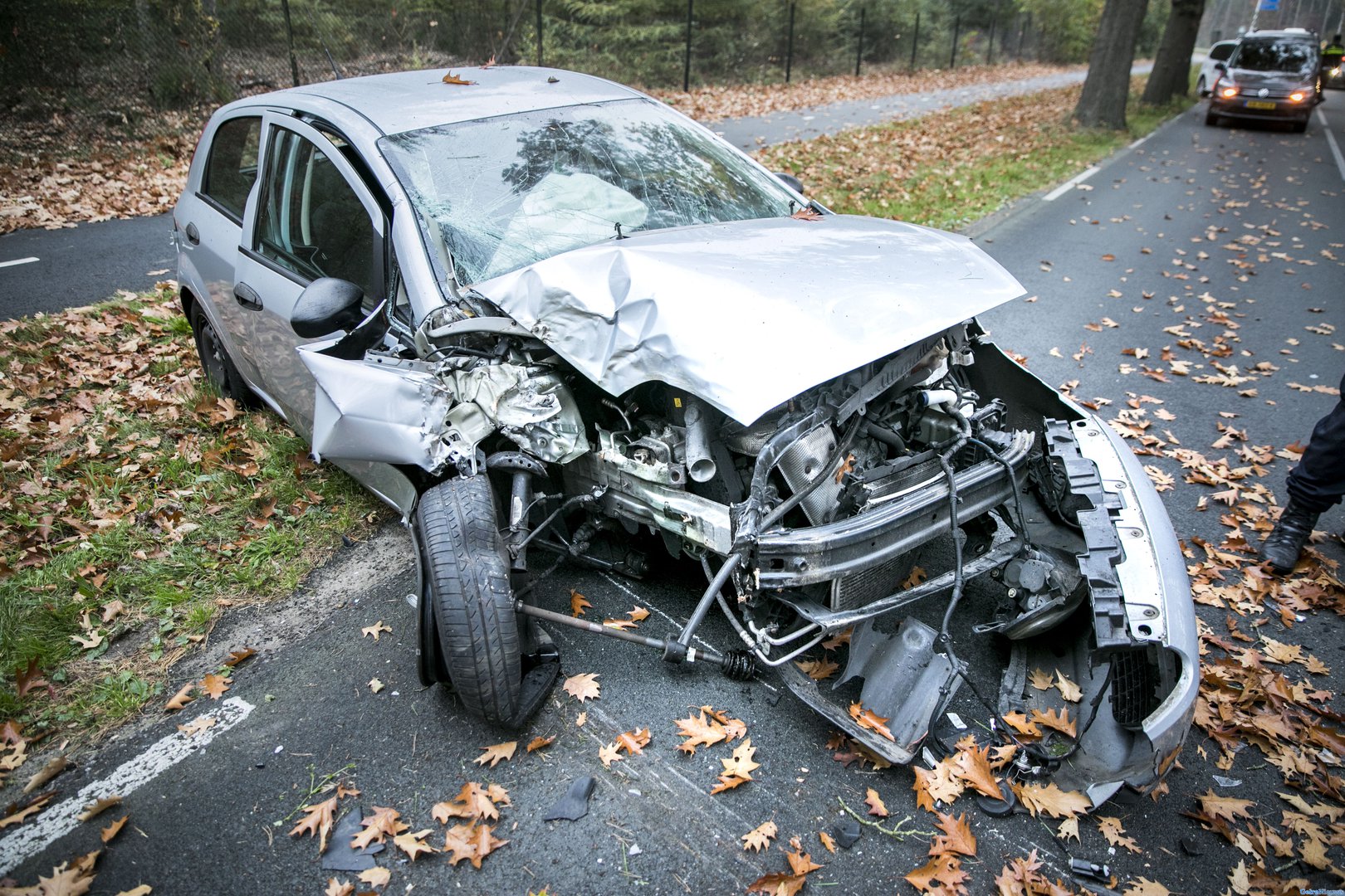Automobilist ramt boom op N310 Arnhem