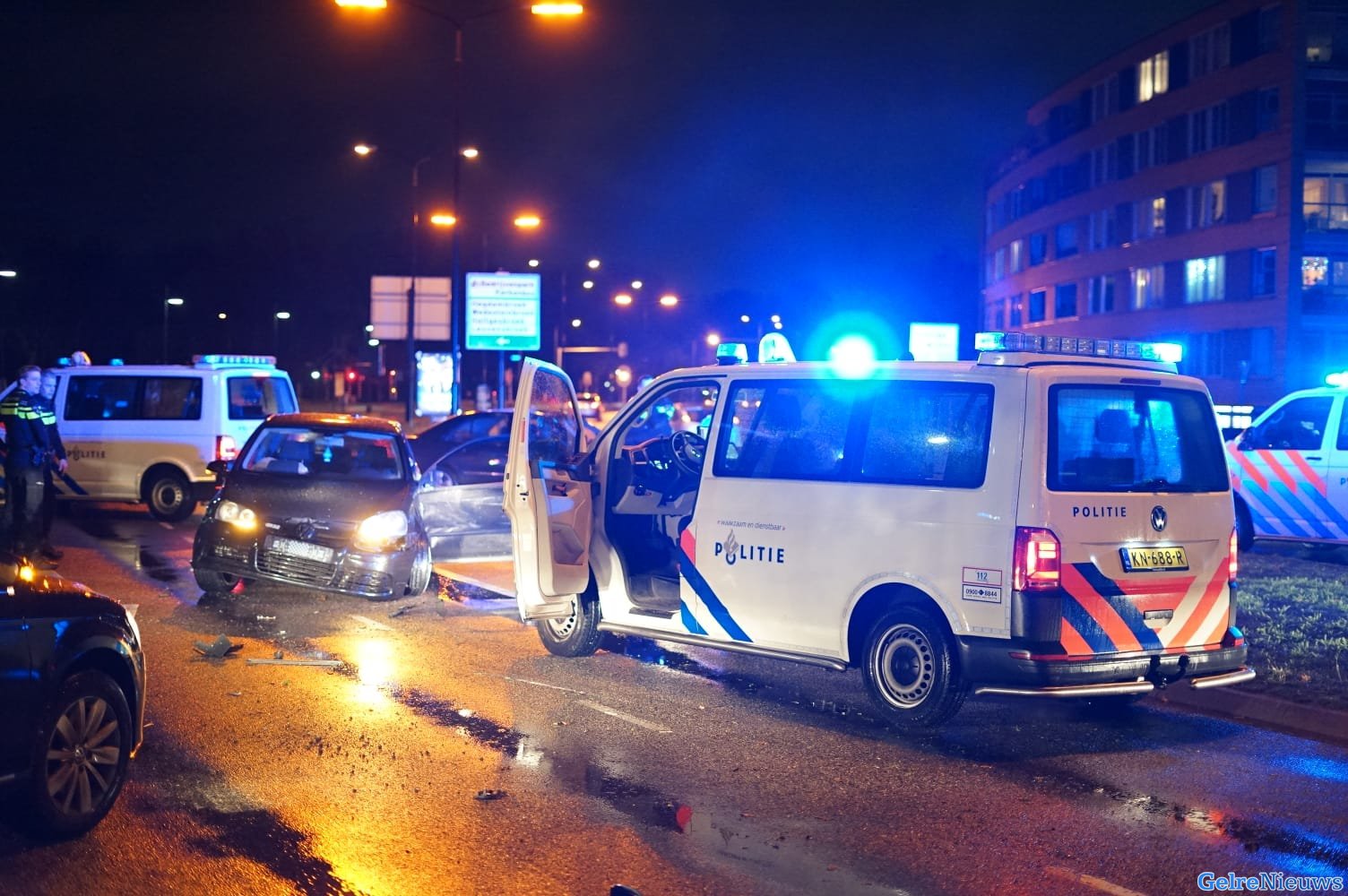 Flinke schade na ongeval bij Takenhofplein in Nijmegen