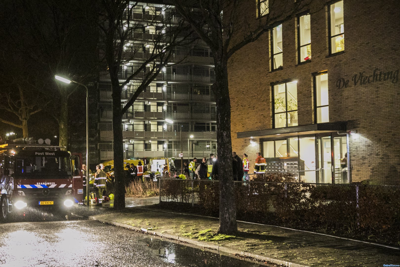 Brand zorginstelling Nijmegen: 8 bewoners naar ziekenhuis