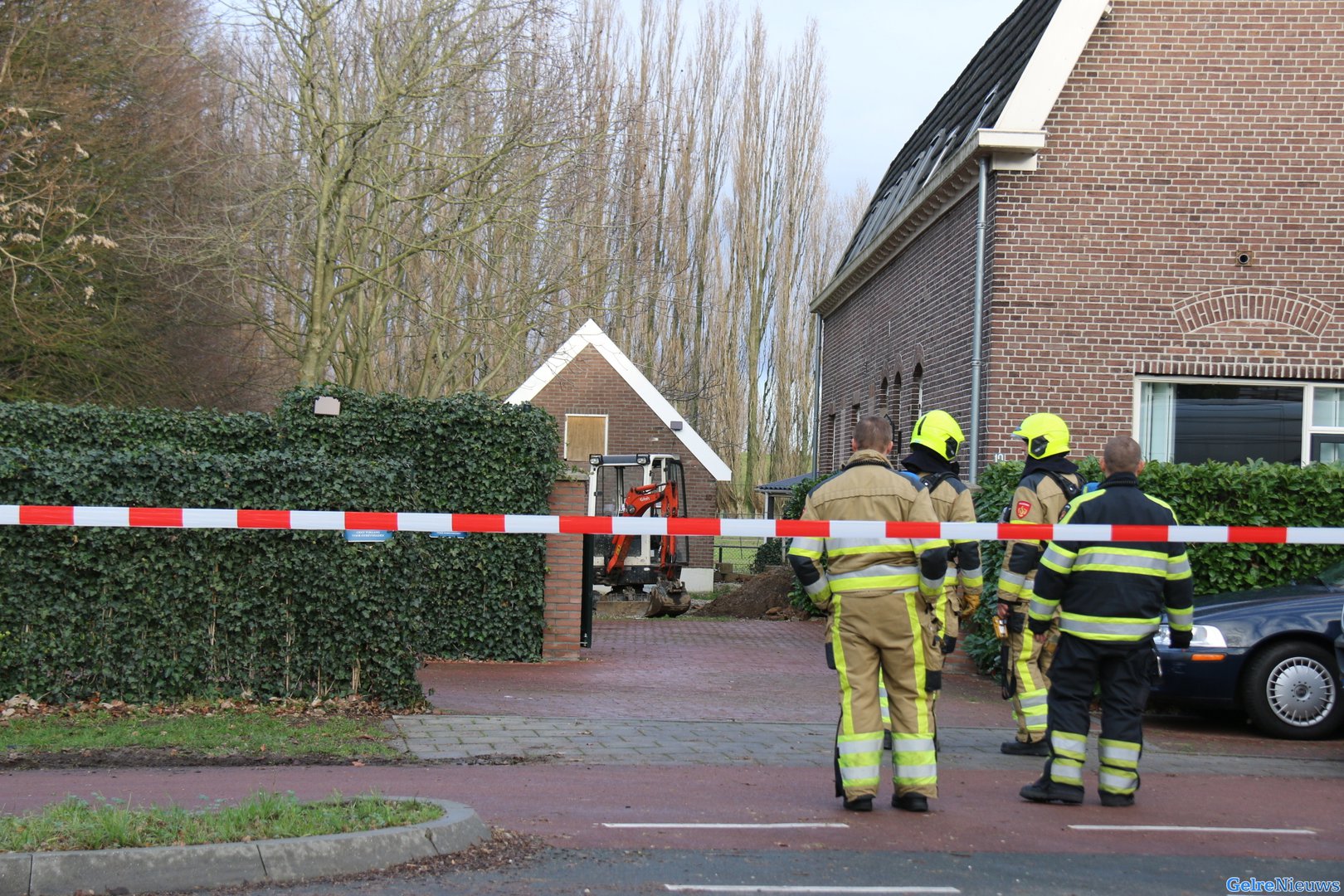 Gaslekkage na werkzaamheden riool