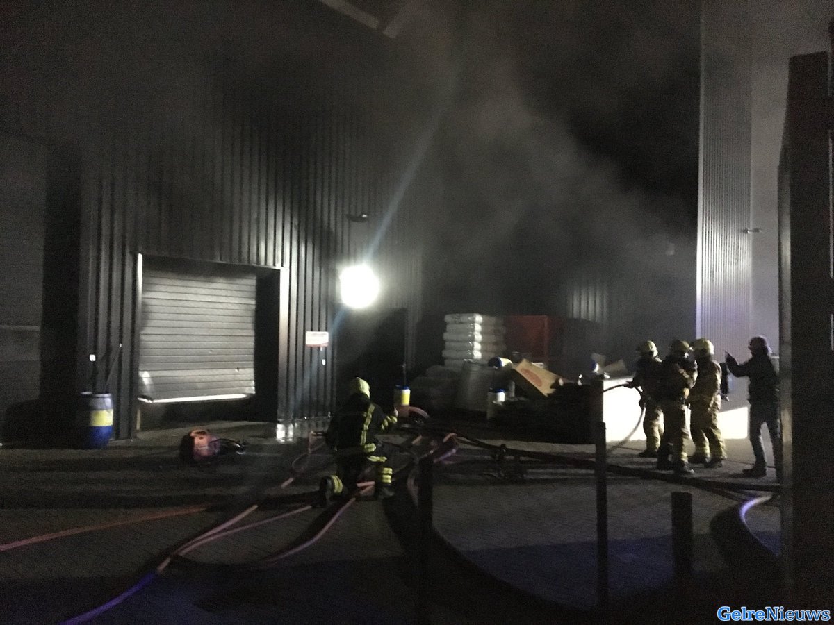 Zeer grote brand bij Stella fietsenfabriek Nunspeet