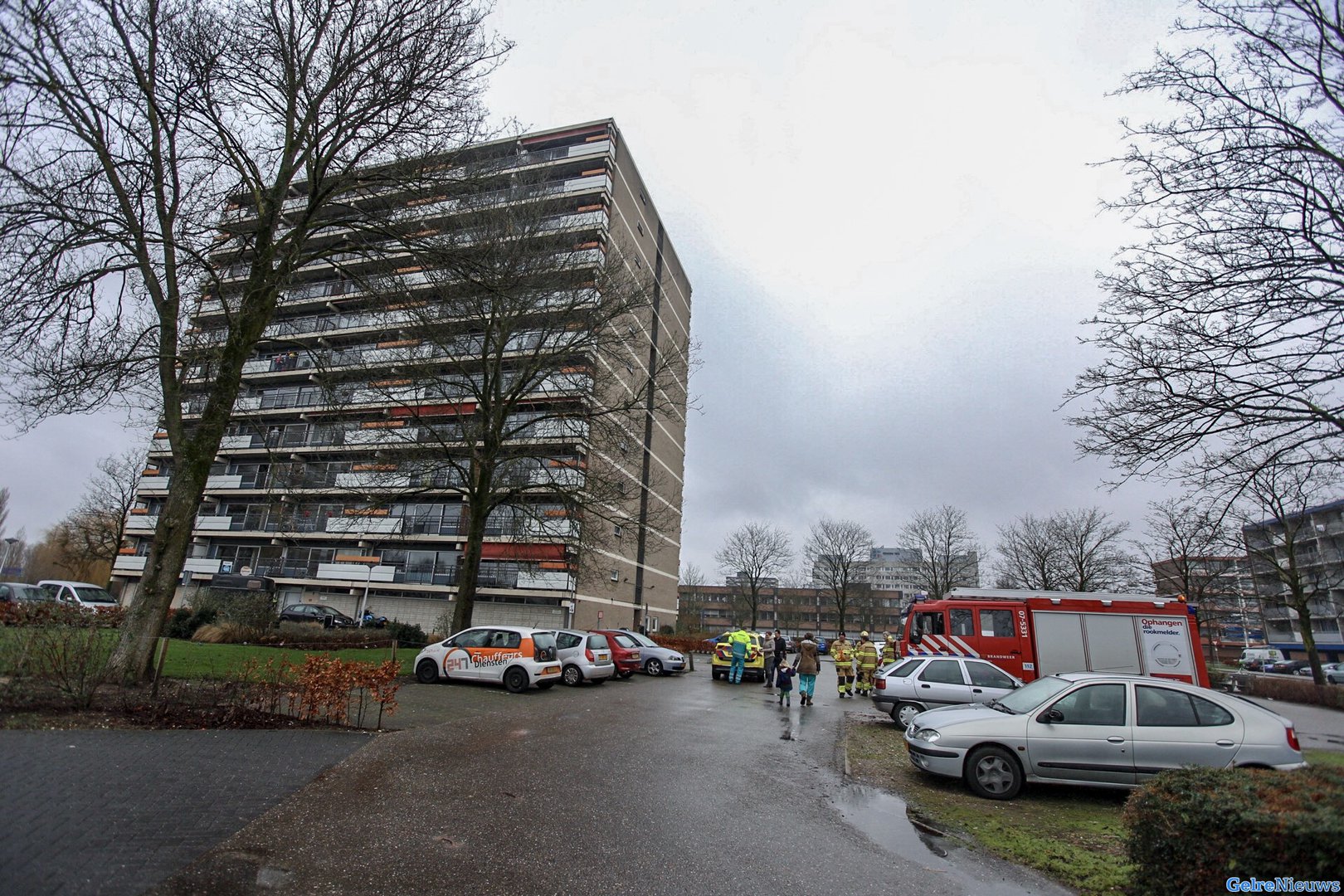Magnetron vliegt in brand in flatwoning Velp