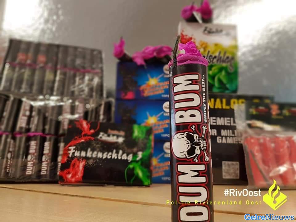 Grote hoeveelheid illegaal vuurwerk aangetroffen
