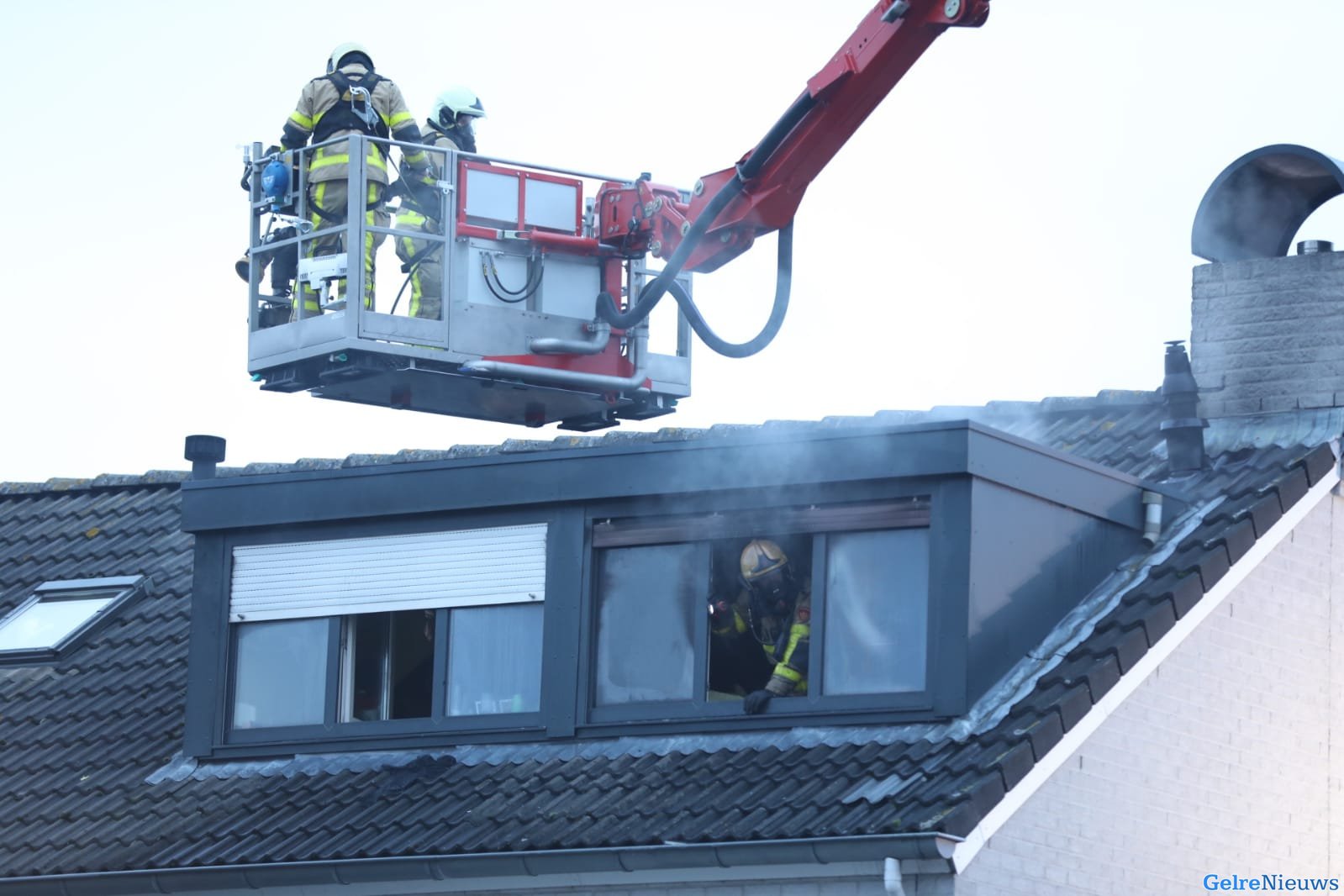 Wasdroger vliegt in brand op zolder van Doetinchemse woning