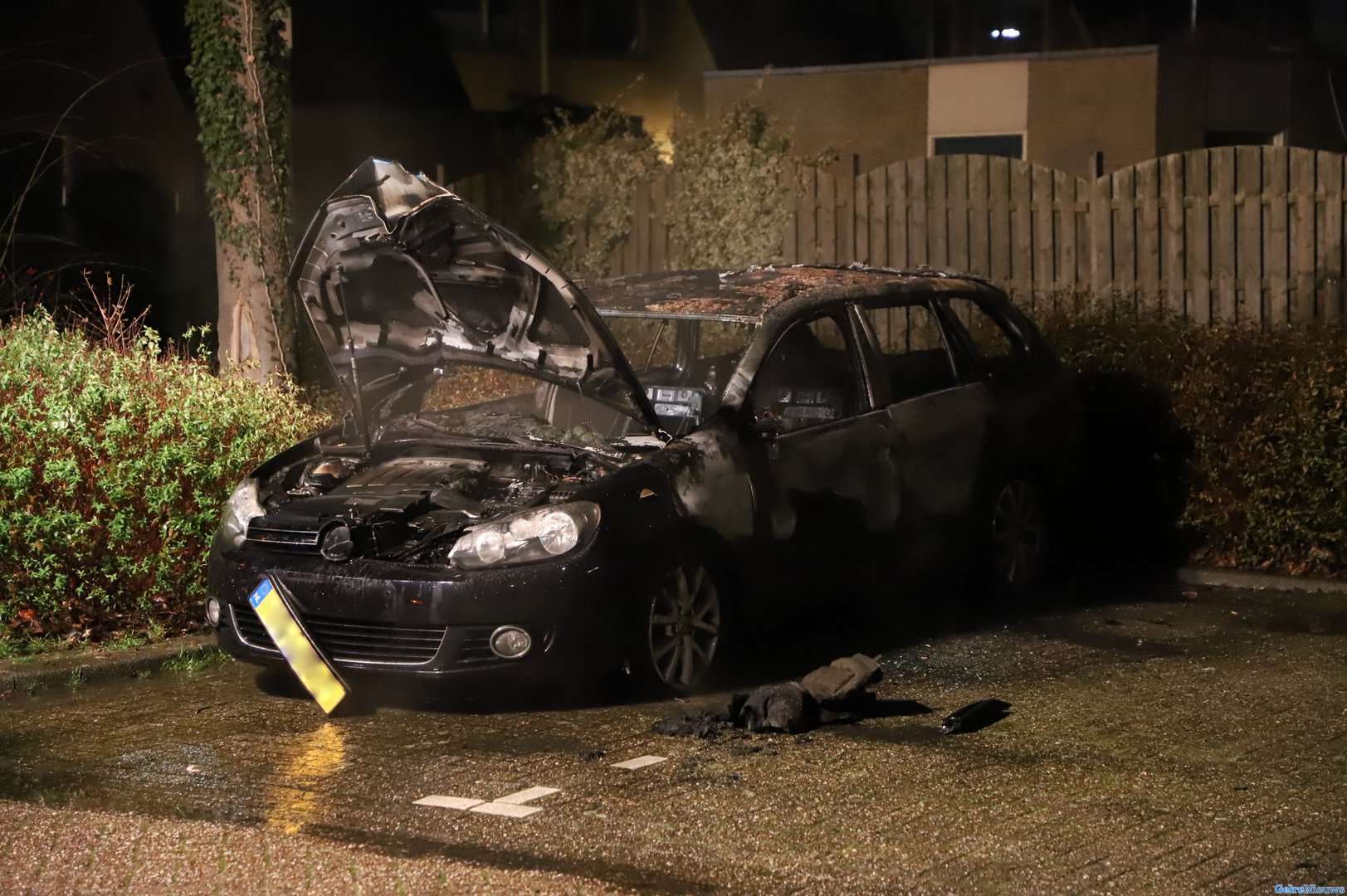 Zoveelste autobrand in Culemborg, auto verwoest