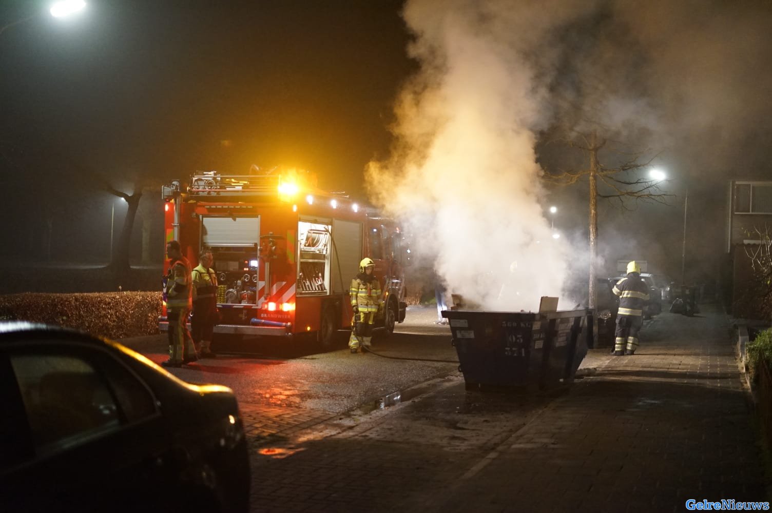 Brandstichtingen in de Nijmeegse wijk Aldenhof