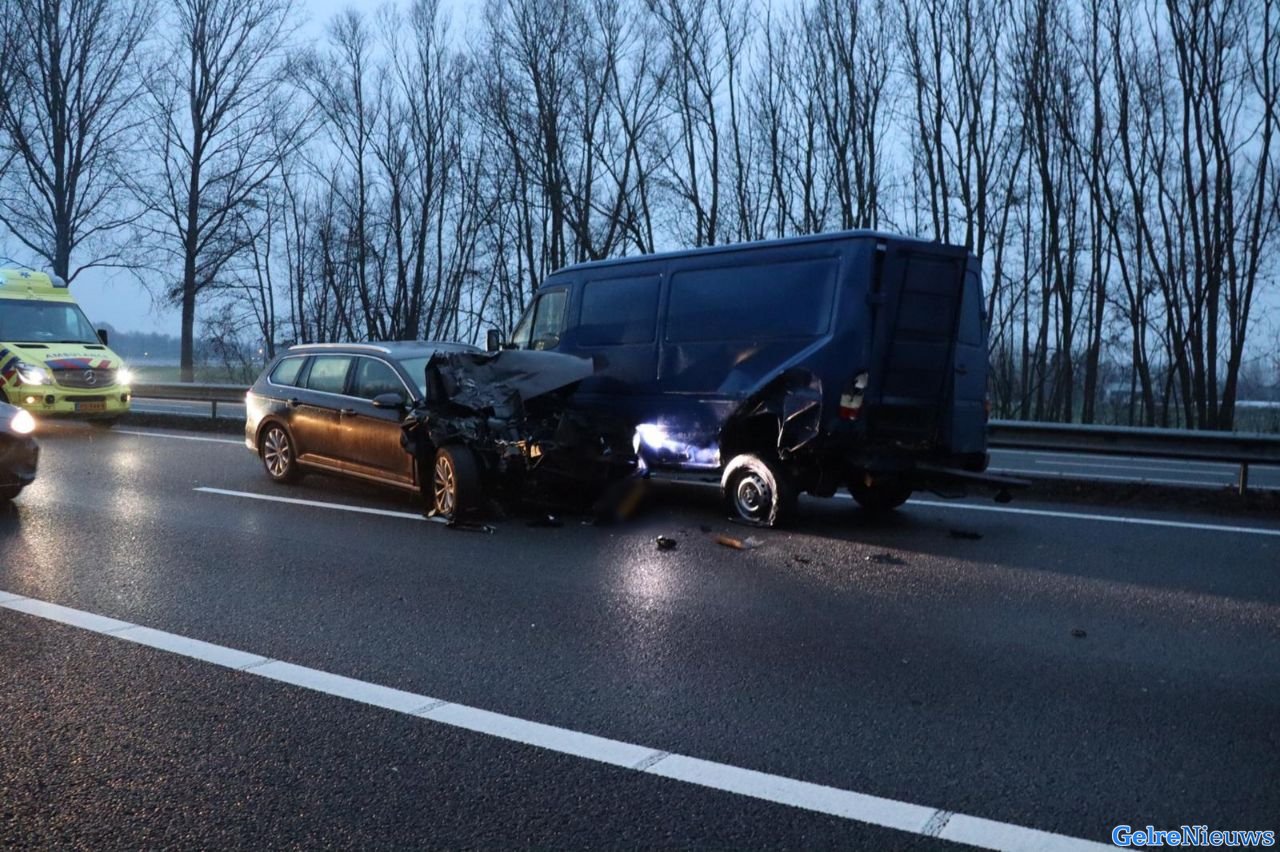 Ongeval op de A12 bij Zevenaar