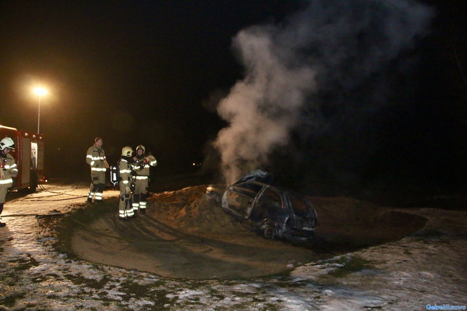 Auto in brand na joyriding in Arnhem