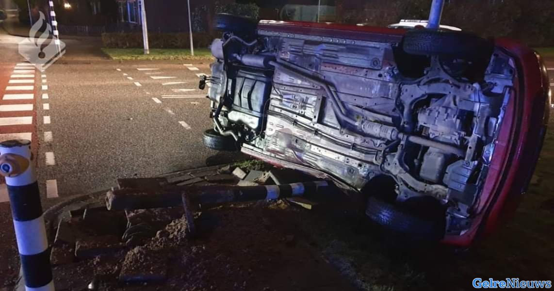 Enorme ravage bij aanrijding in Zevenaar