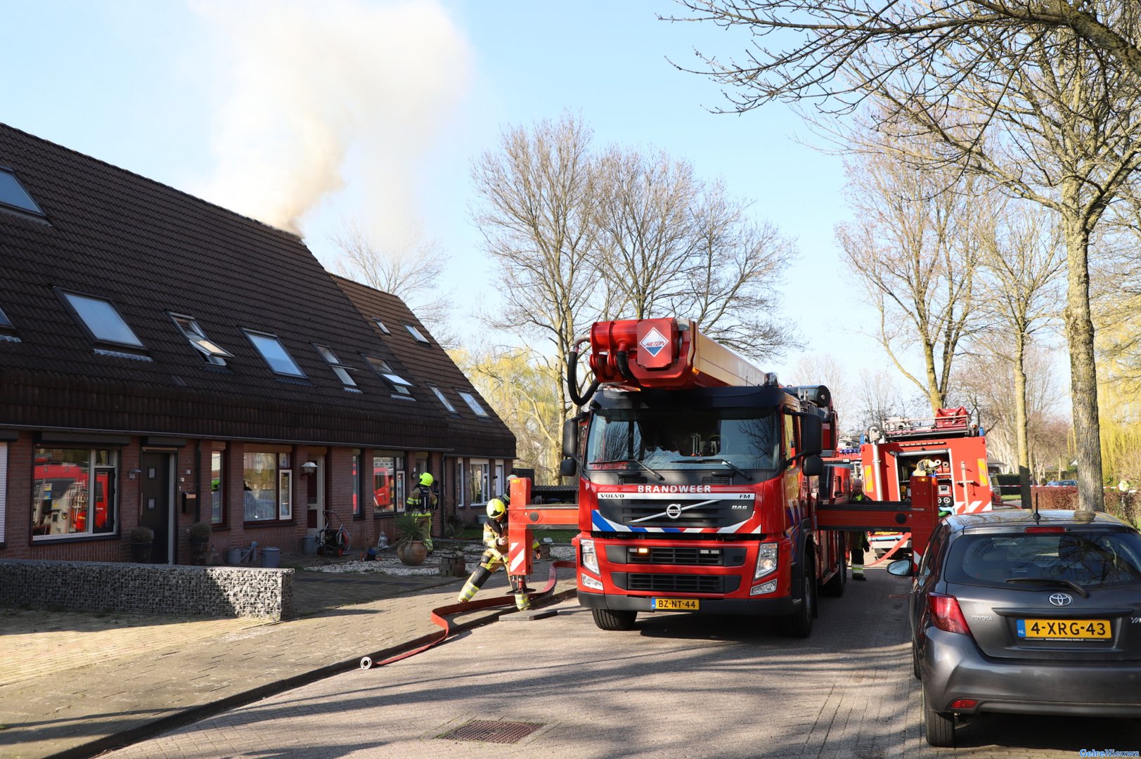 Woning onbewoonbaar na flinke brand in Beuningen