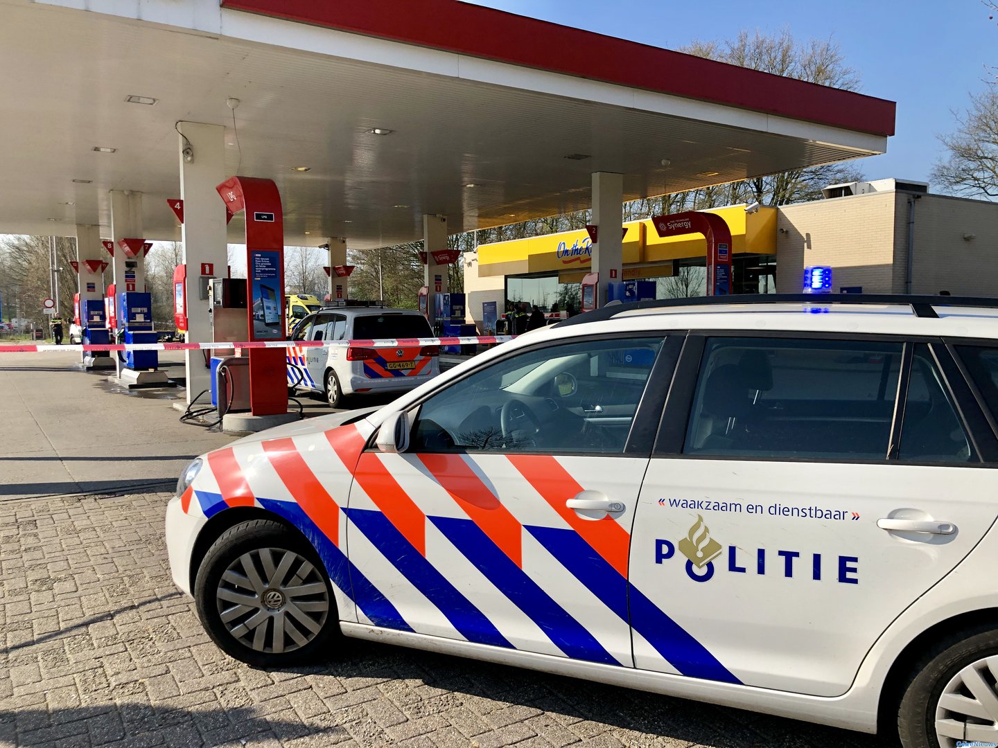 Steekpartij bij Esso tankstation bij knooppunt Velperbroek