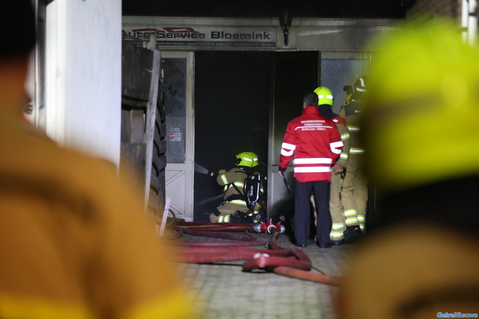 Hennepkwekerij gevonden na brand bij garagebedrijf