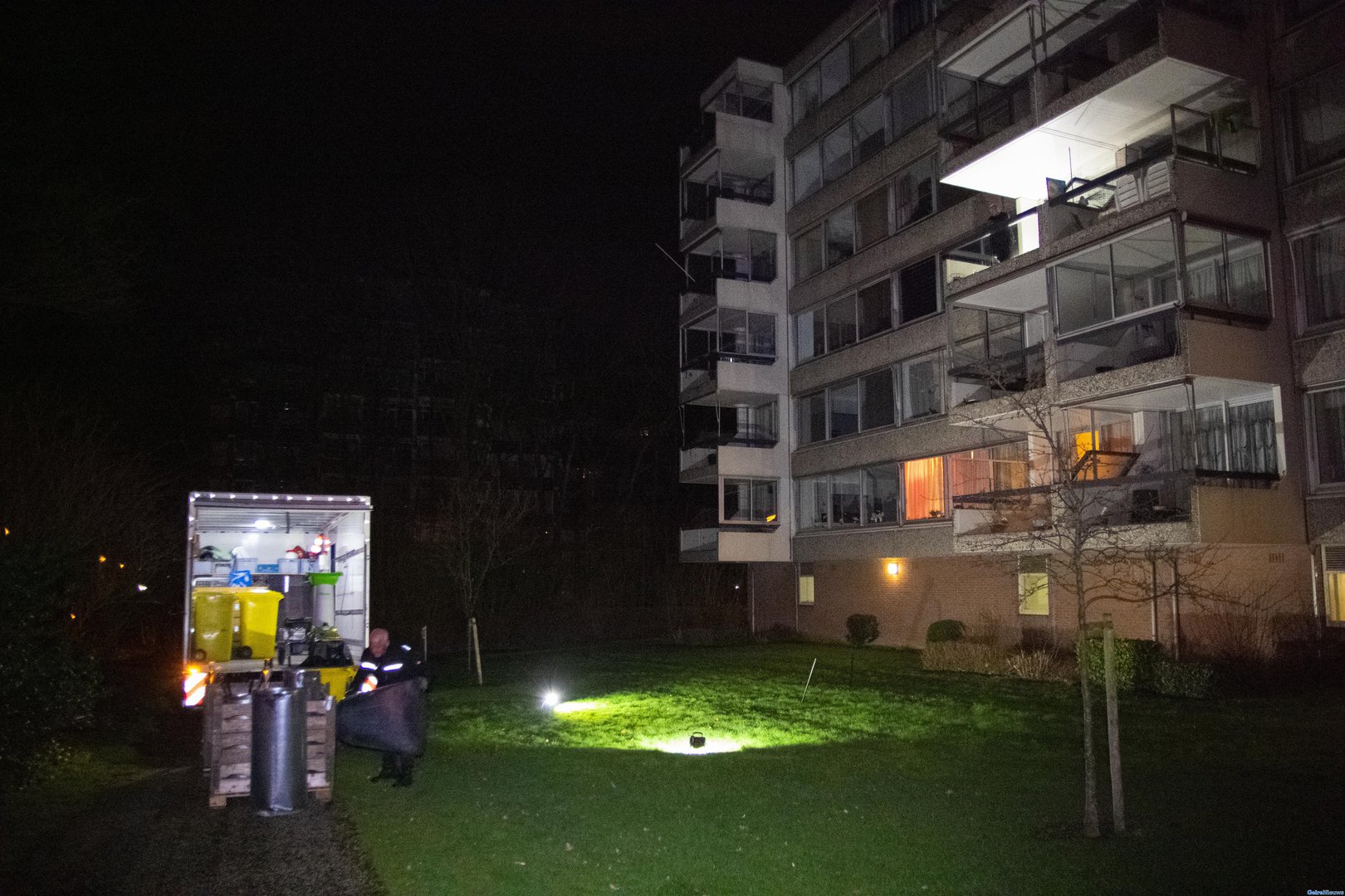 Brandgevaarlijke hennepkwekerij gevonden in flat Doorwerth