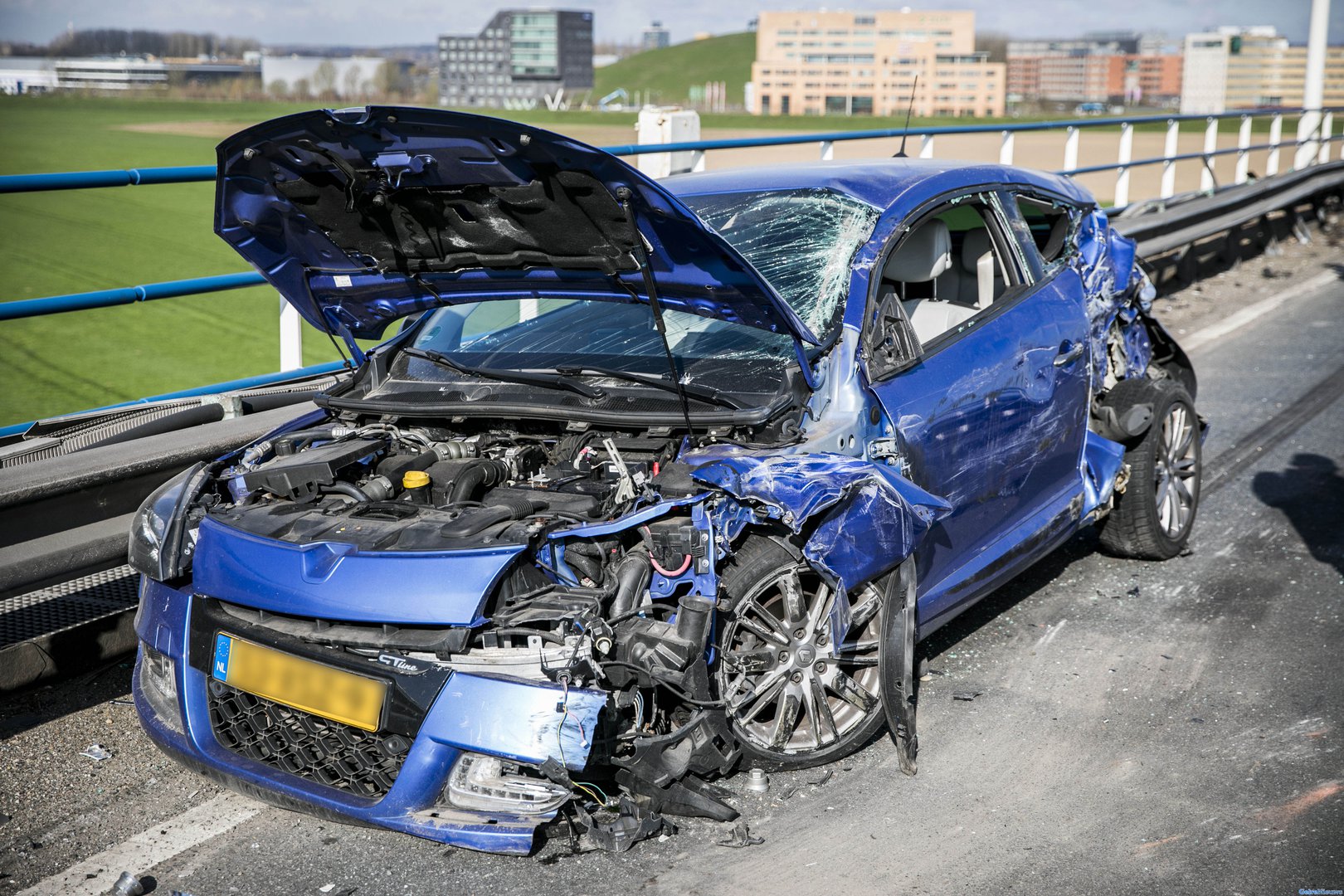 Automobilist heeft engel op zijn schouder bij ongeval A12
