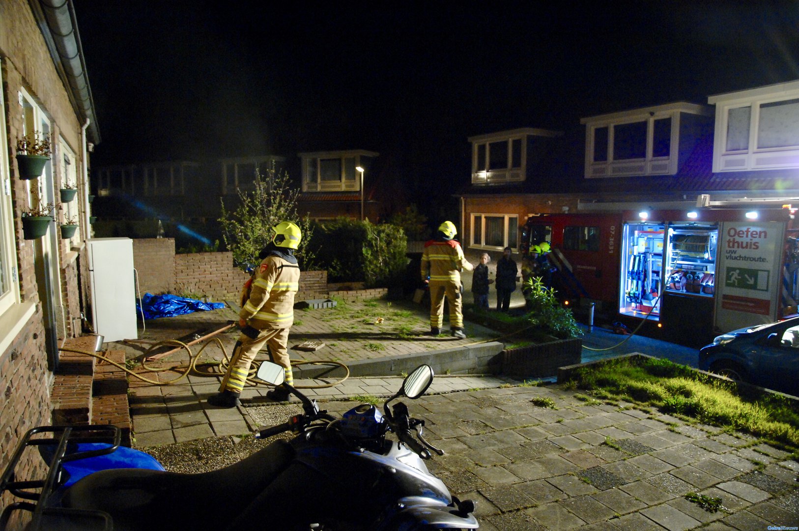Hennepgeur uit woning na brand in Arnhem