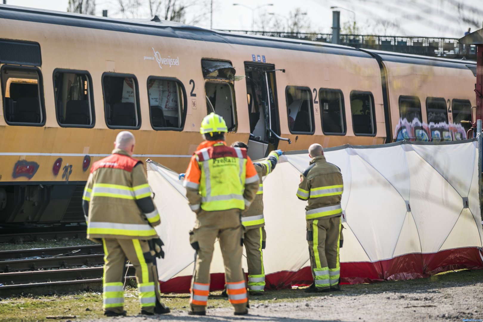 Dode bij ontploffing in trein op rangeerterrein