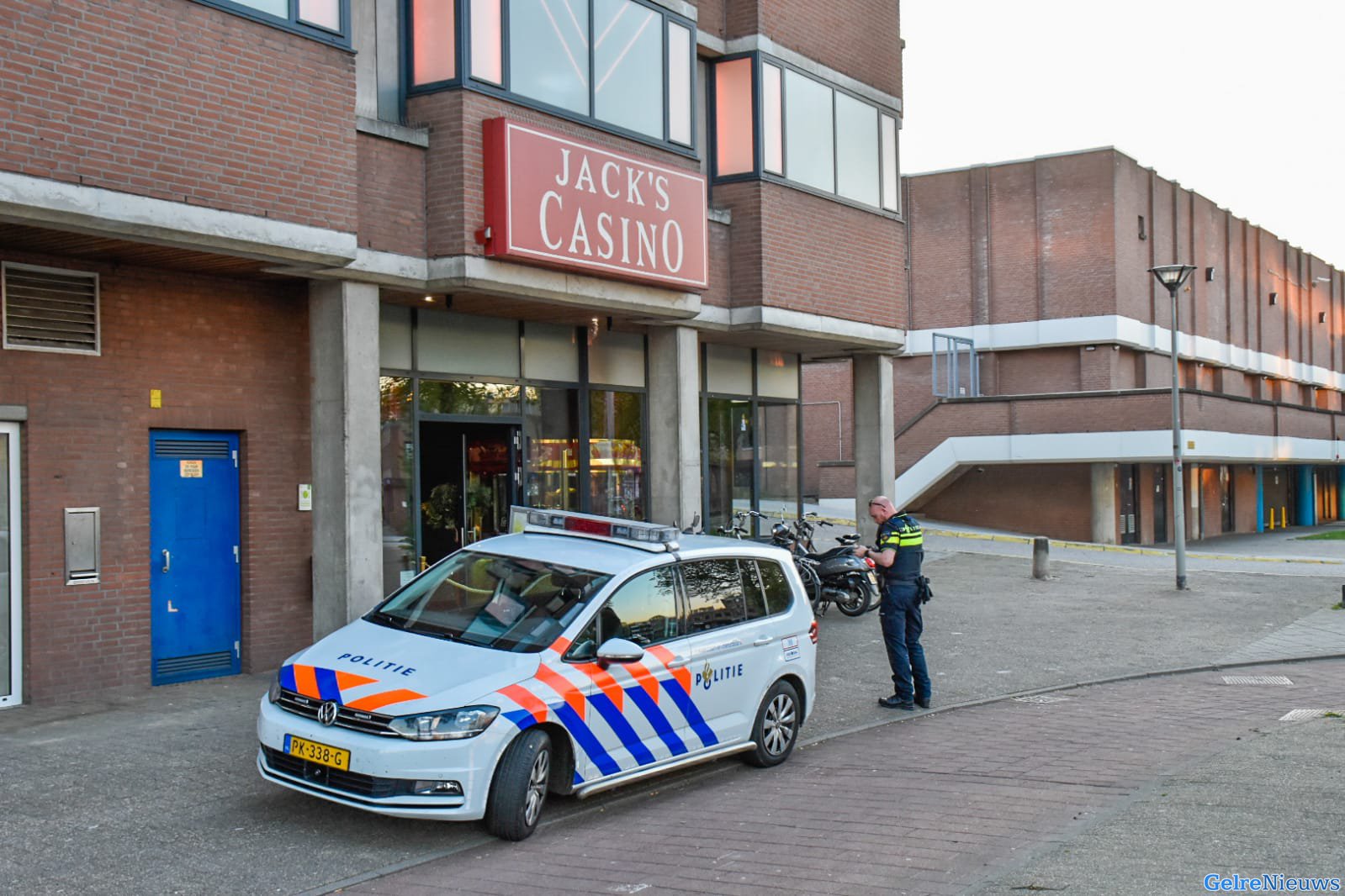Overval op casino in Arnhem, dader ontkomt na klopjacht