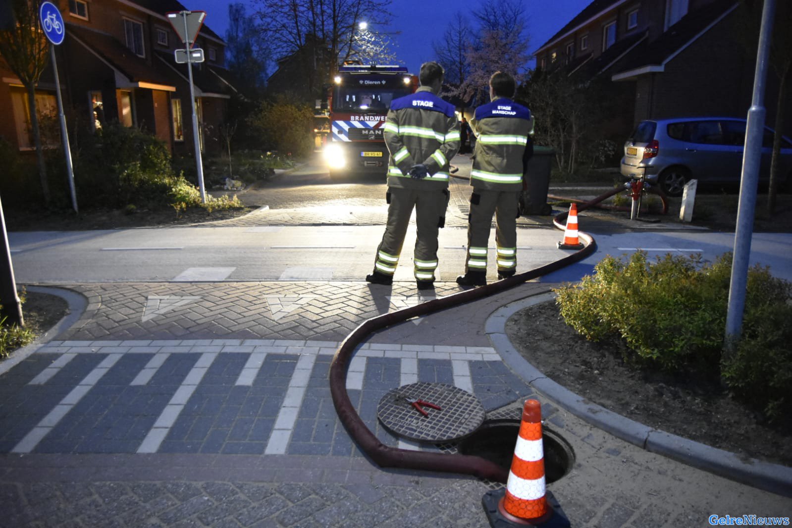 Sterke terpentinegeur in 14 woningen in Dieren