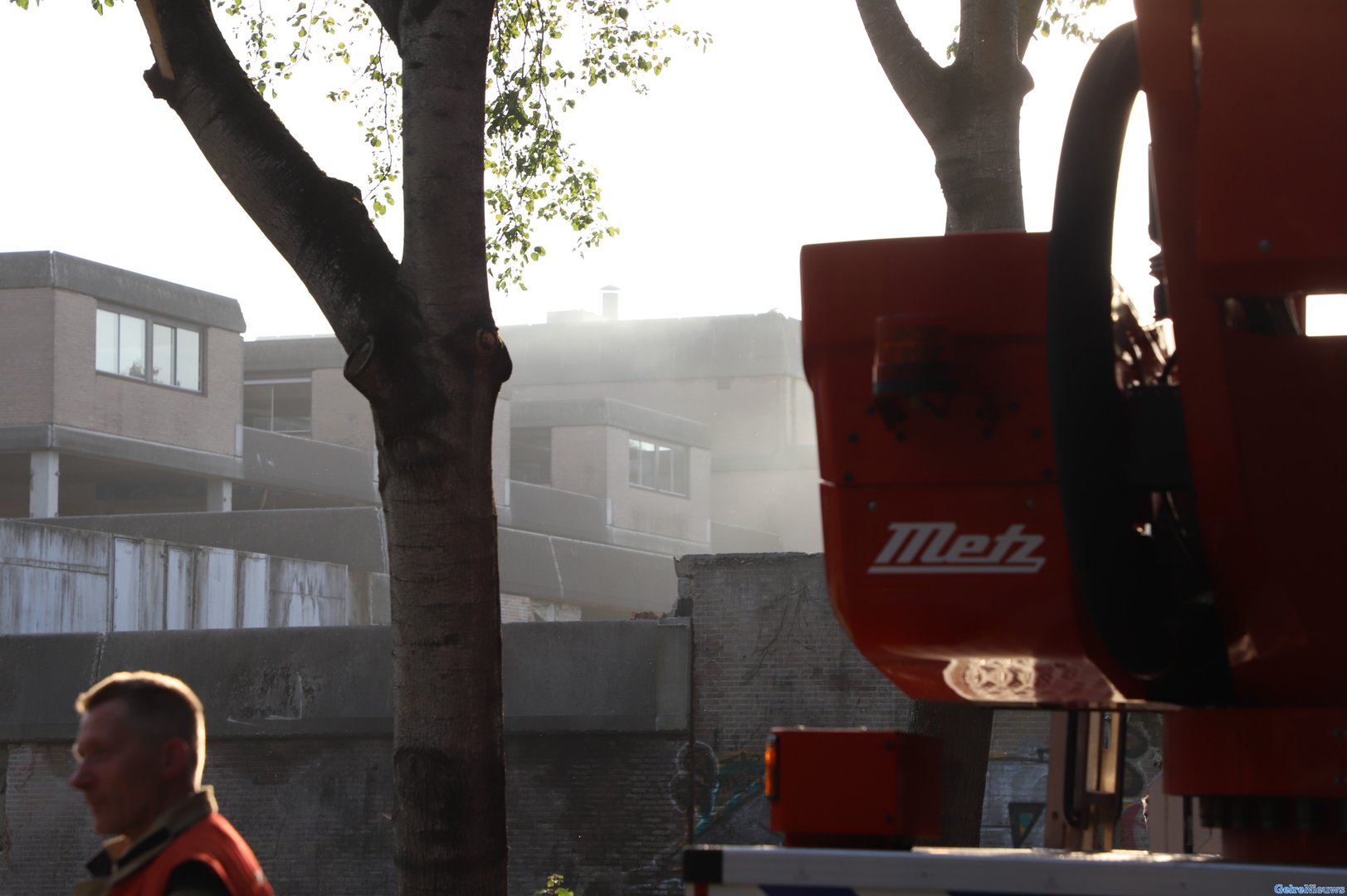 Vermoedelijke brandstichting in leegstaand pand in Nijmegen