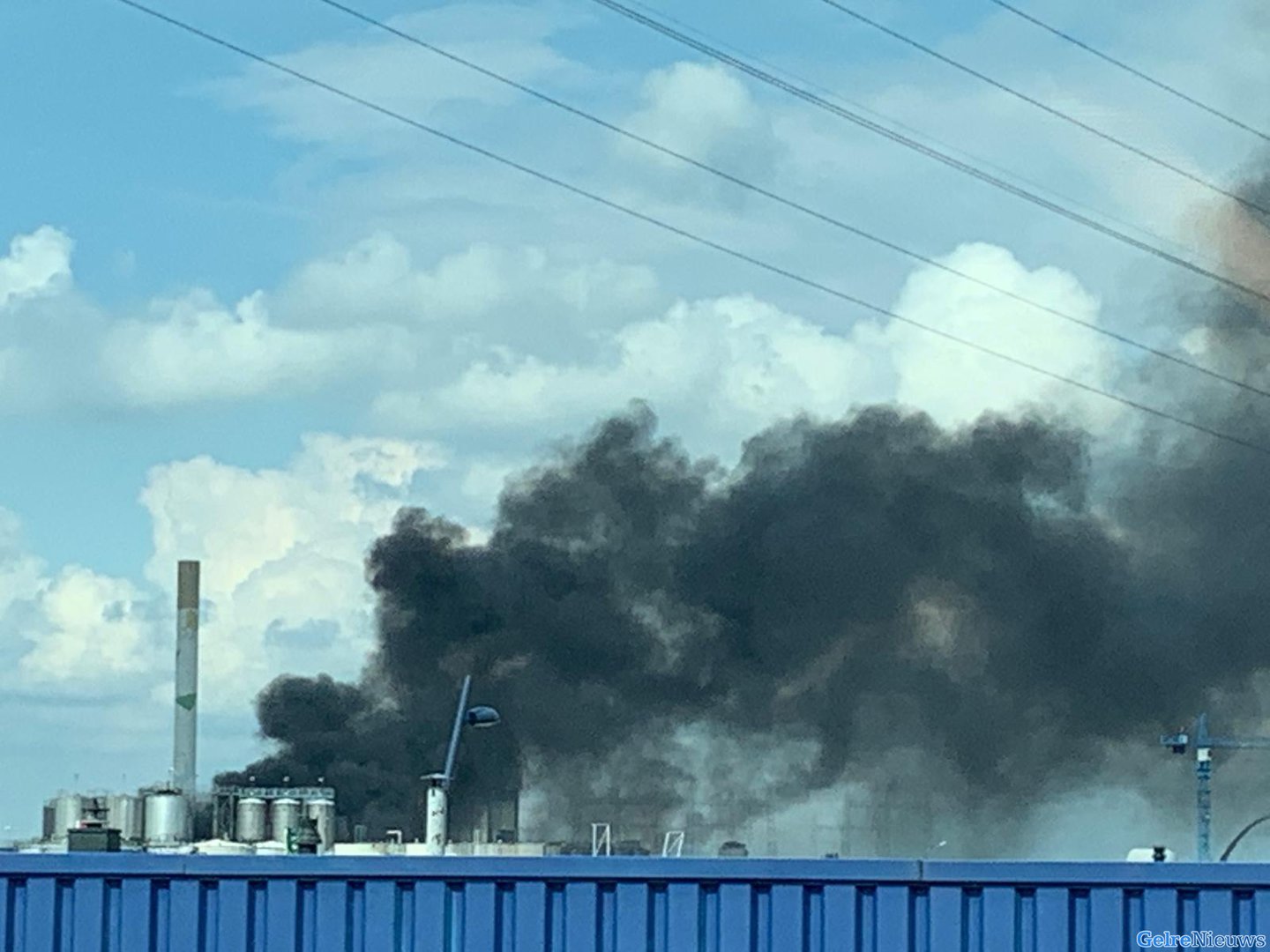 Zeer grote brand met forse rookontwikkeling in Nijmegen