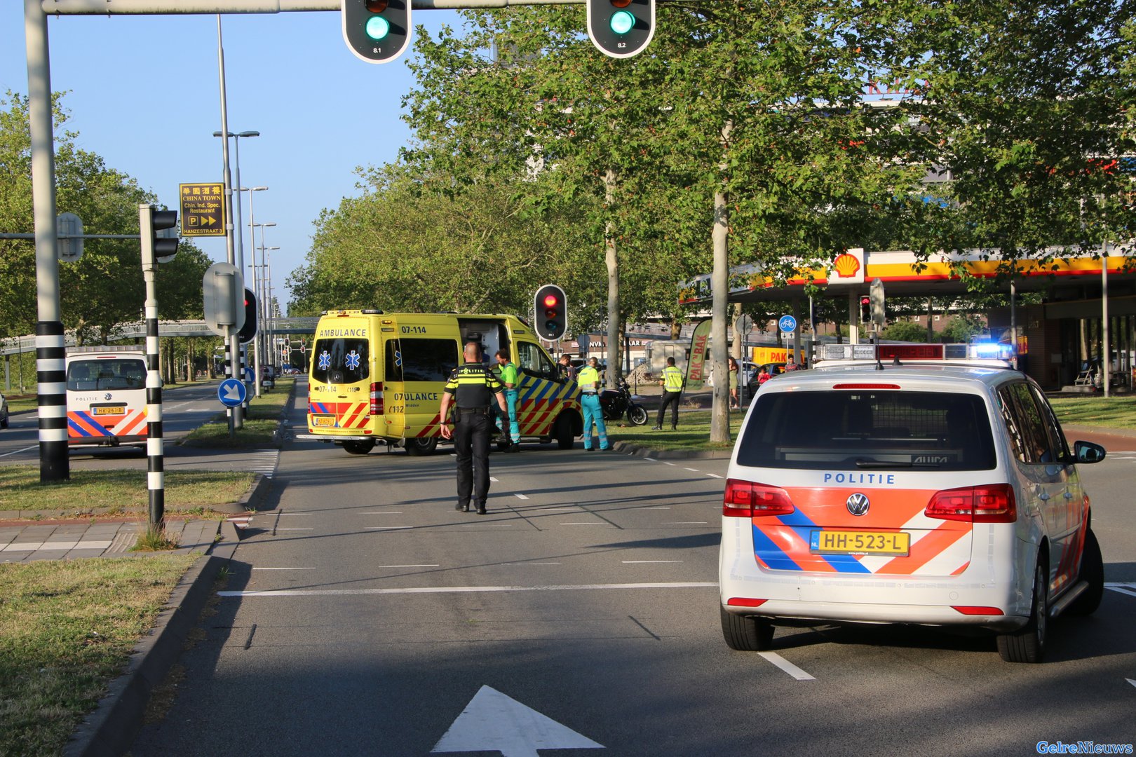 Motorrijder gewond bij ongeval IJssellaan Arnhem