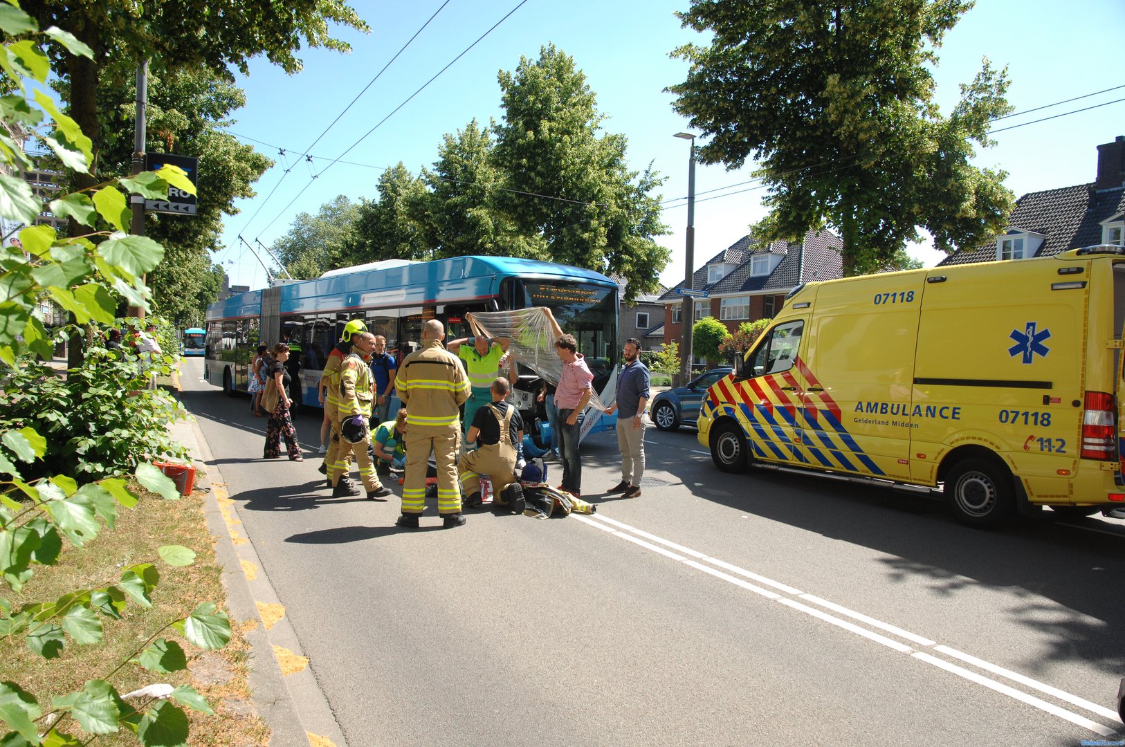 Ernstig ongeval op de Velperweg in Arnhem