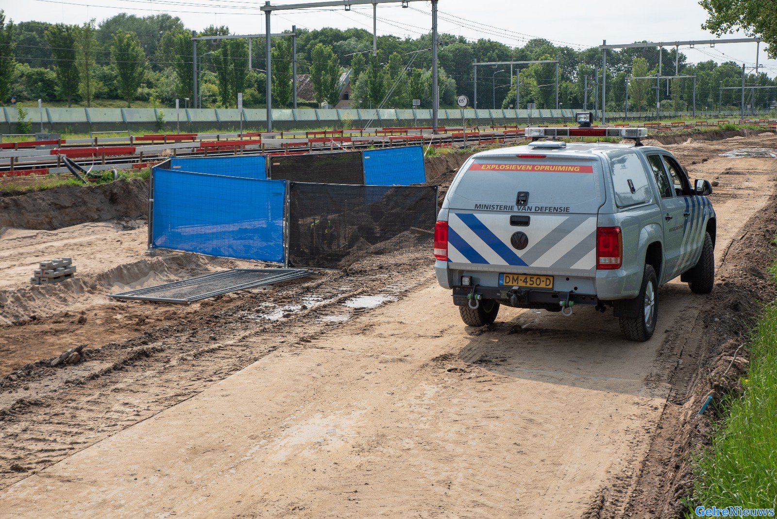 Wederom bom gevonden langs spoor bij Zevenaar