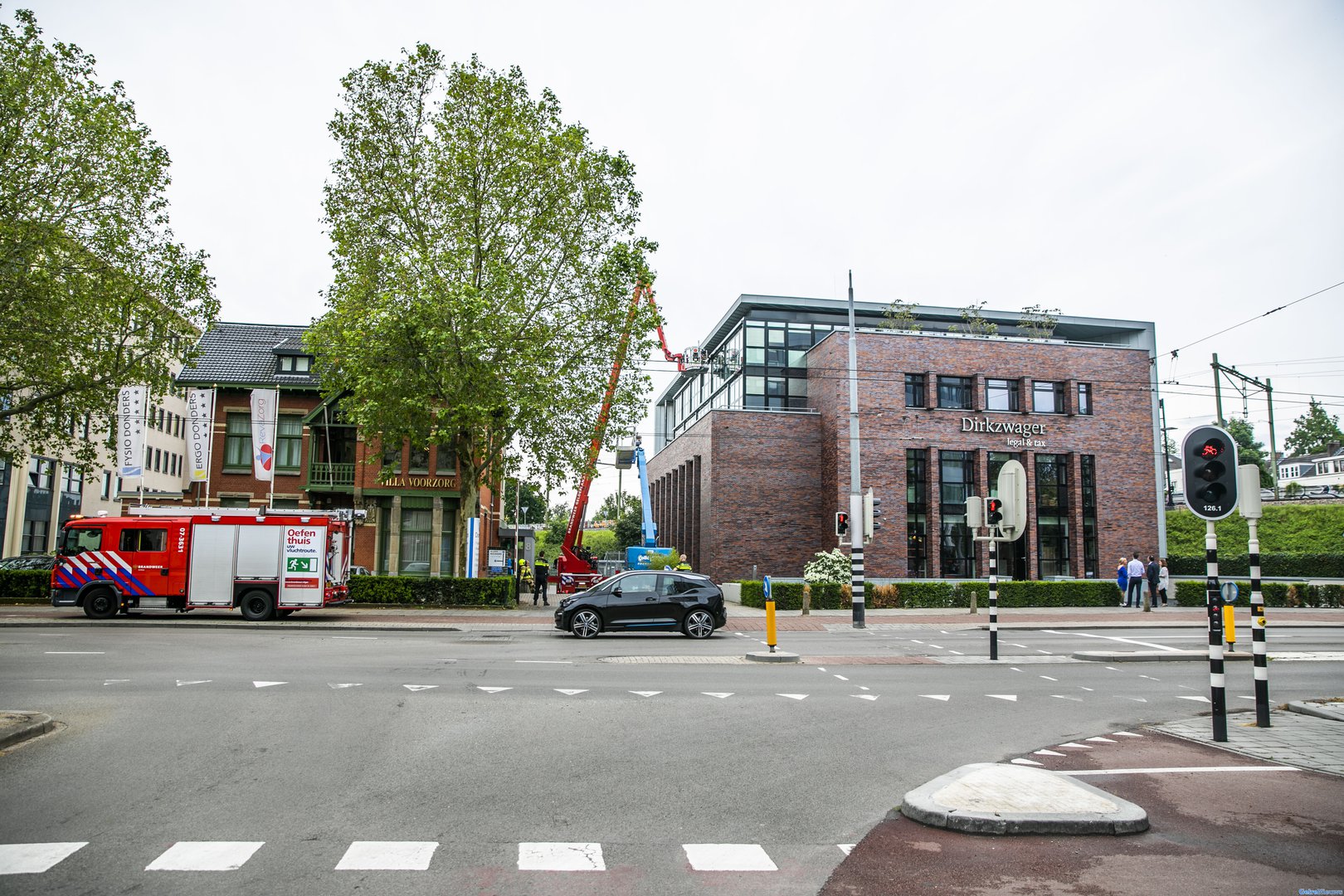 Advocatenkantoor in Arnhem ontruimd na brand