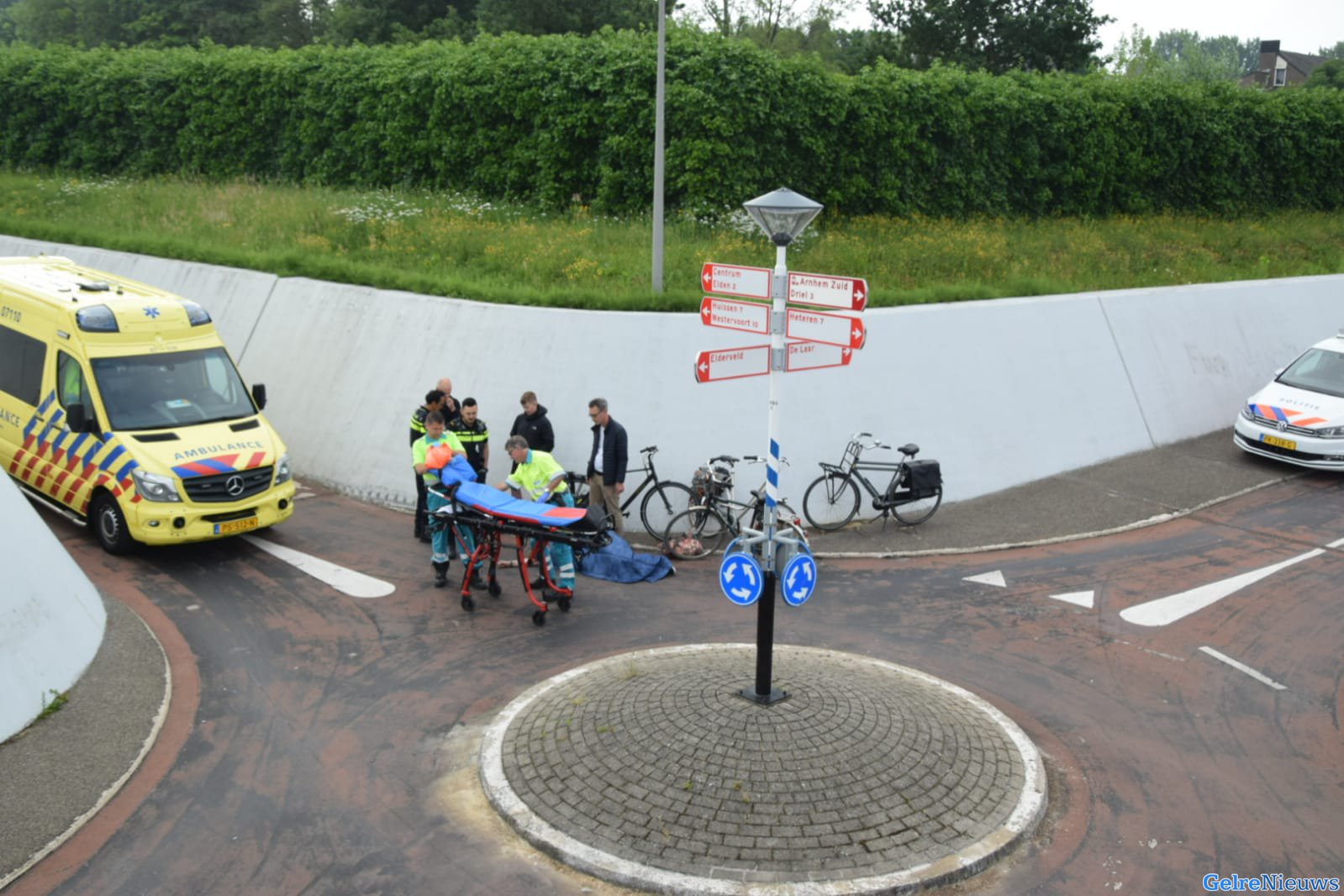 Fietsster gewond bij ongeval in Arnhem