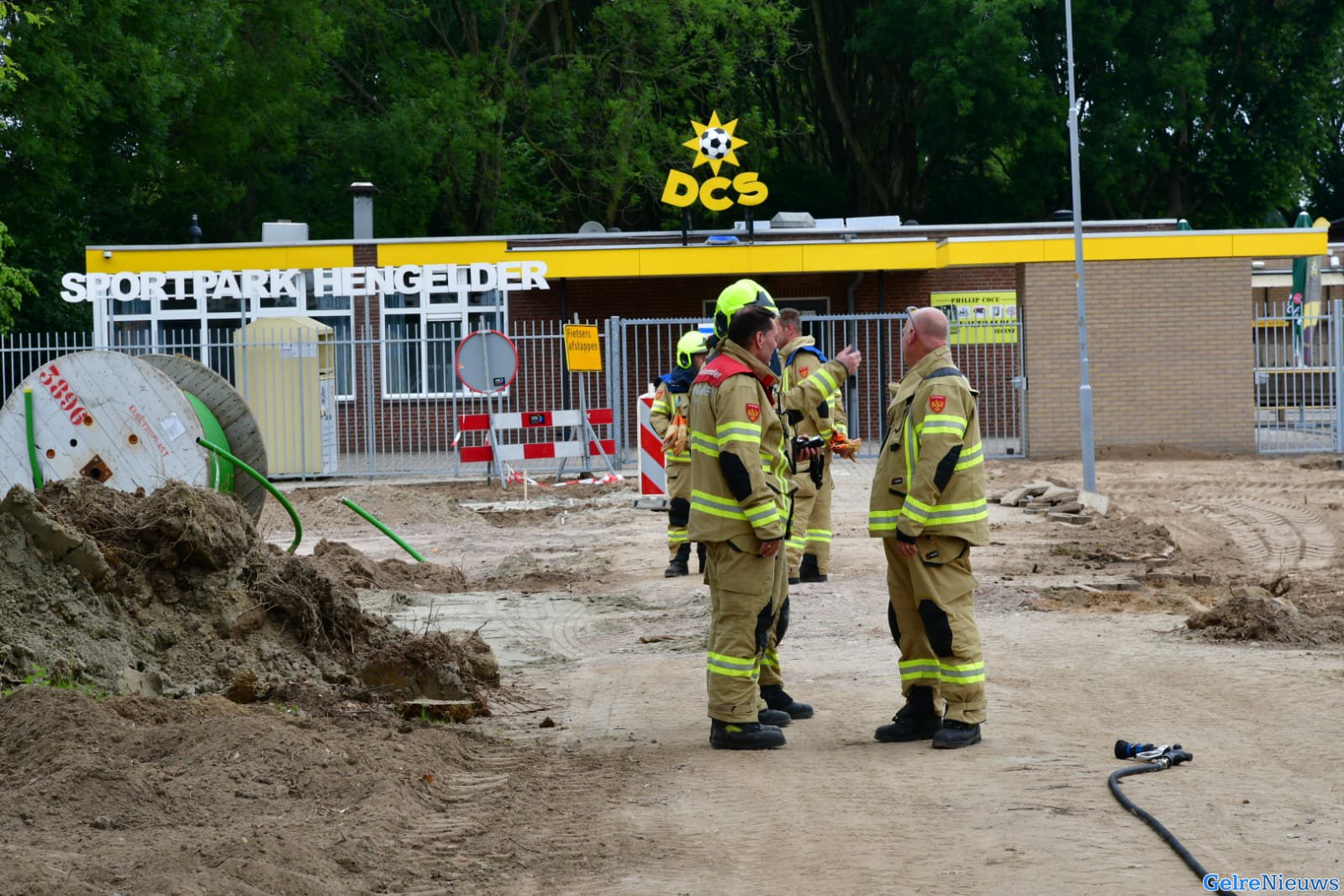 Grote gaslekkage bij sportpark Hengelder in Zevenaar