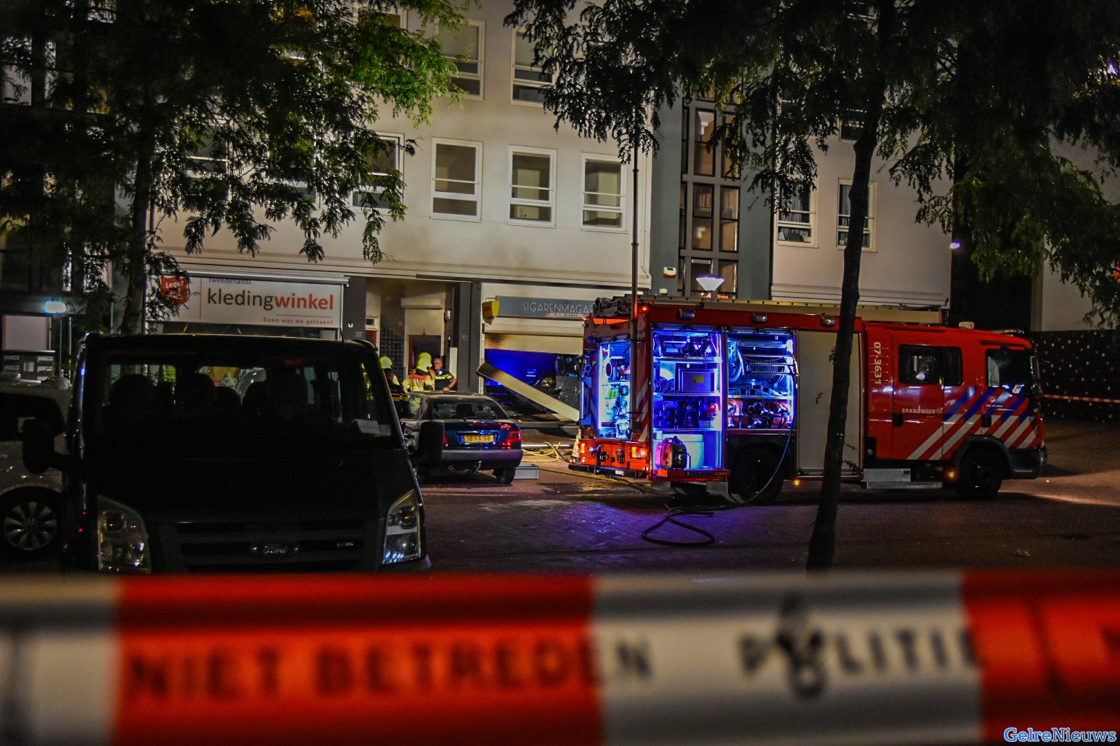 Forse brand in sigarenwinkel in Arnhem-Zuid