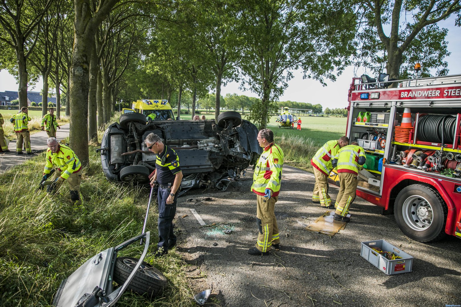 Vrouw zwaargewond na ongeval Steenderen