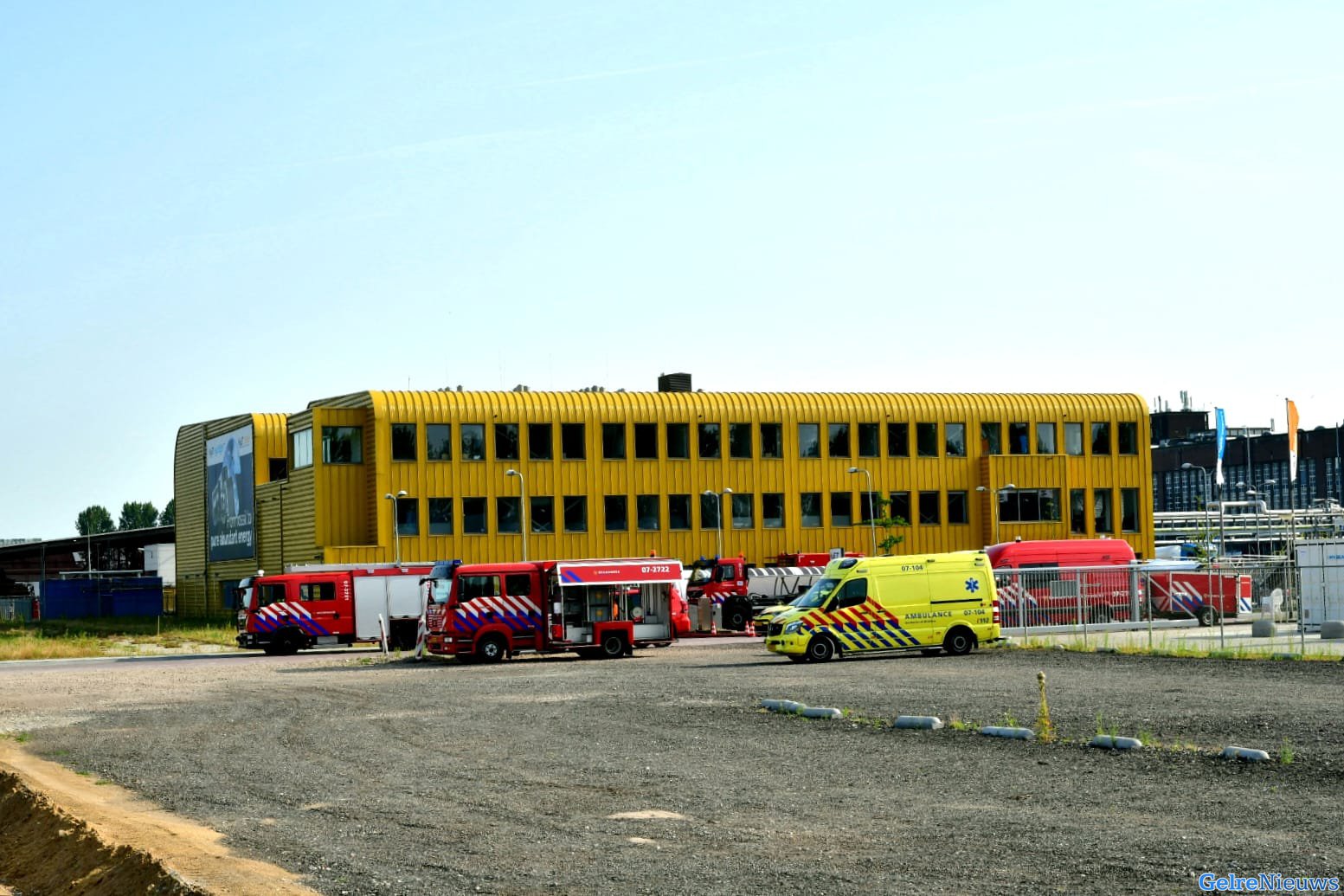 Brandweer rukt groots uit voor lekkage op industriepark Arnhem