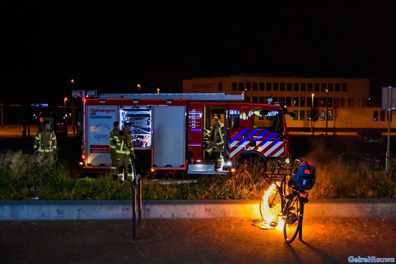 Fiets in brand gestoken nabij winkelcentrum Schuytgraaf