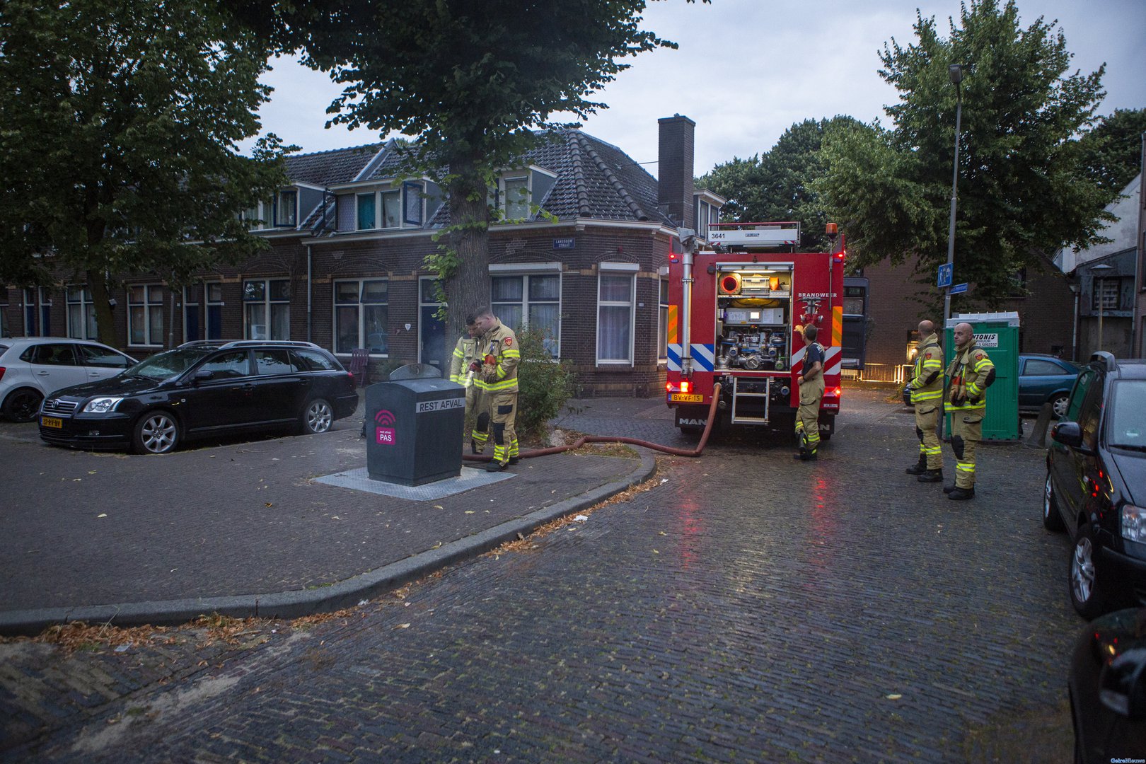 Container in brand in Arnhemse: vermoedelijk aangestoken
