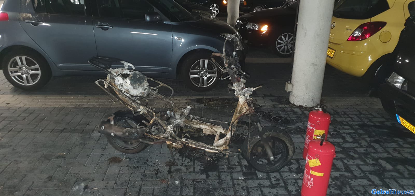 Scooter afgebrand in ondergrondse parkeergarage in Nijmegen