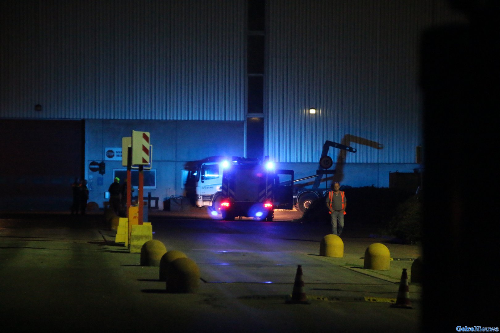 Brand in loods van SITA in Duiven