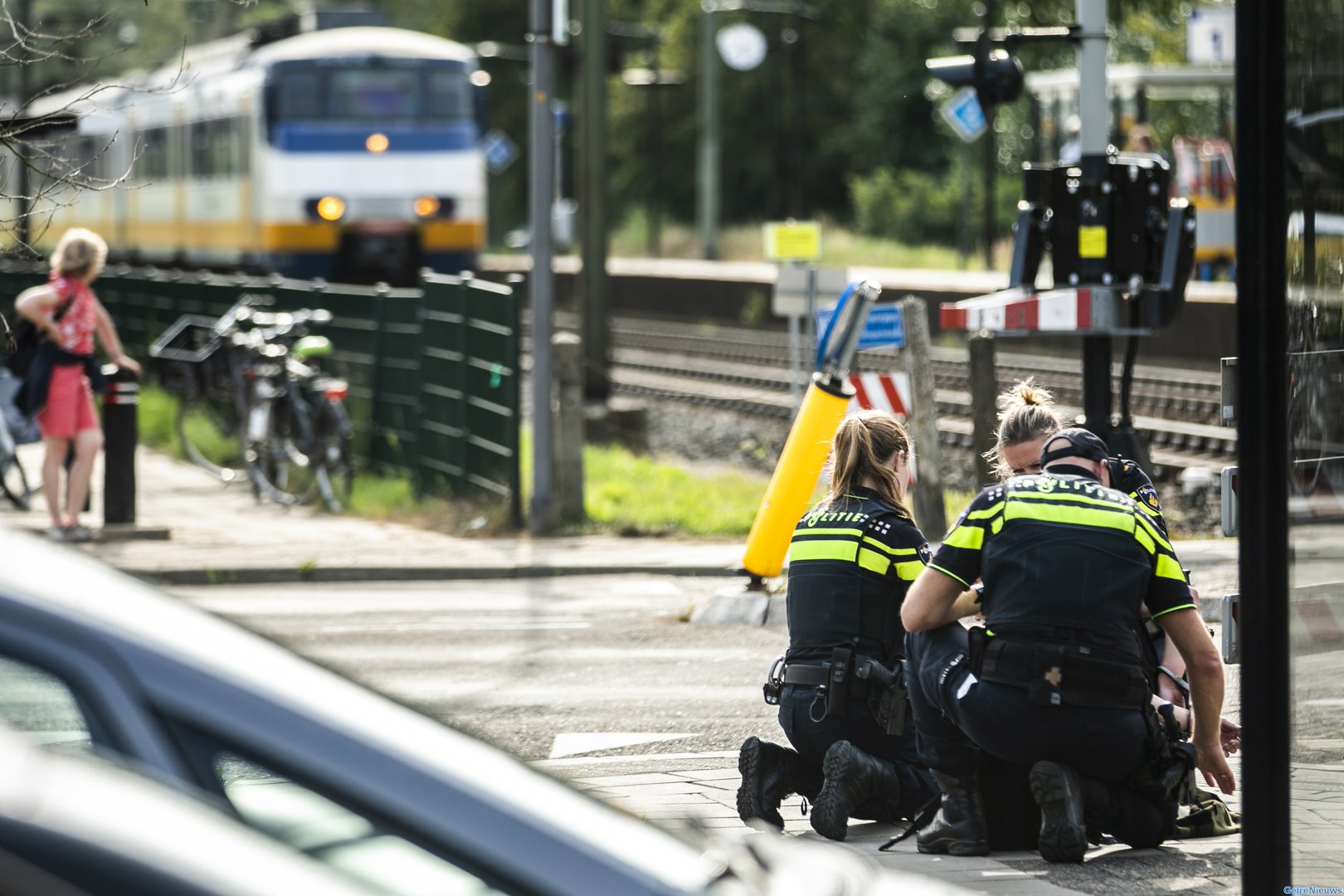 Jongeman onder invloed veroorzaakt paniek op station